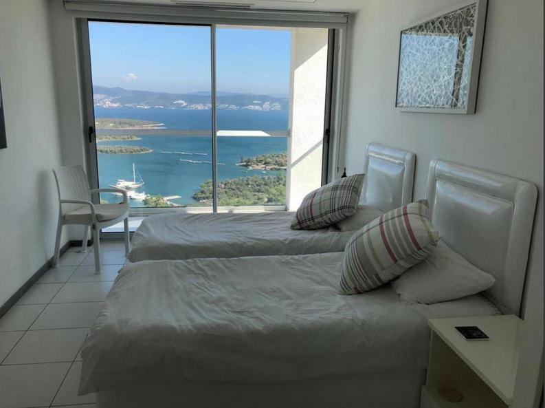 Penthouse Horizon Sky Lägenhet Alagunciftligi Exteriör bild